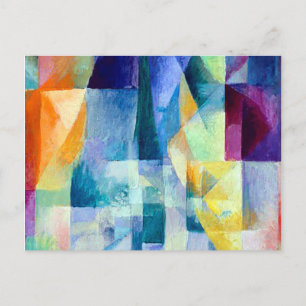 Simultaneous windows by Robert Delaunay Postcard