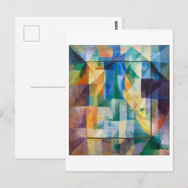 Simultaneous Windows | Robert Delaunay | Postcard (Front/Back)