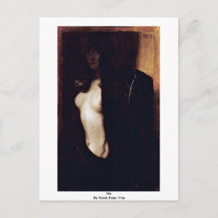 Sin By Stuck Franz Von Postcard