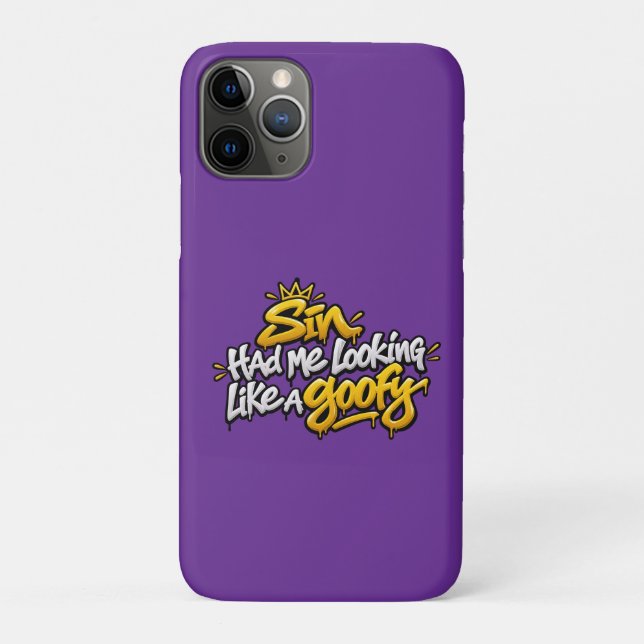 Sin had me looking like a goofy  Case-Mate iPhone case (Back)