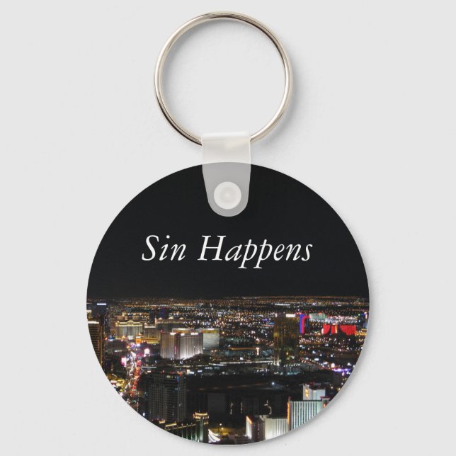 Sin Happens Key Ring (Front)
