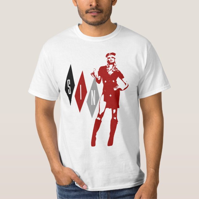 SINacle Pin-Up Value T-Shirt (Front)