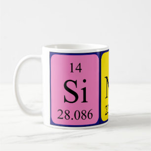 Sinah periodic table name mug