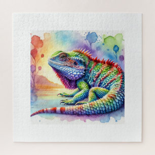 Sinai Agama 270824AREF134 - Watercolor Jigsaw Puzzle