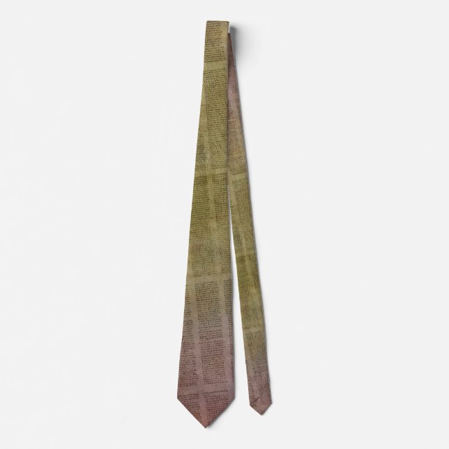 Sinaiticus Tie - Pastel (Front)