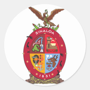 Sinaloa, Mexico Classic Round Sticker
