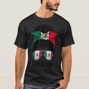 Sinaloa Mexico Pride Mexican Flag State T-Shirt