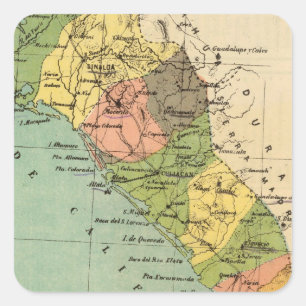 Sinaloa, Mexico Square Sticker