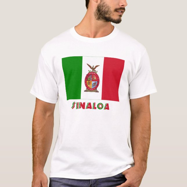 Sinaloa Unofficial Flag T-Shirt (Front)
