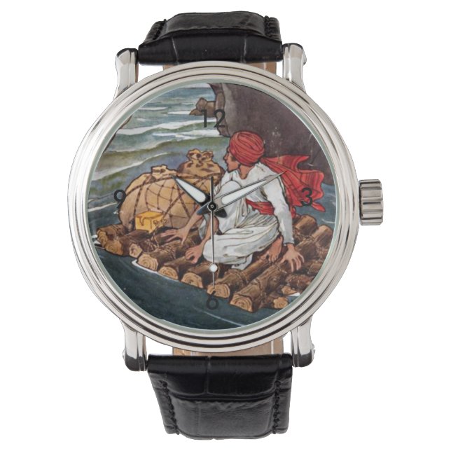 Sinbad the Sailor Shipwreck Treasure Aladdin Boy Watch (Front)