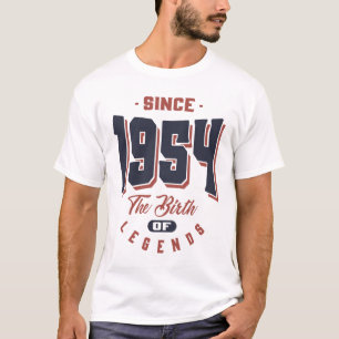 Since 1954 The Birth Of Legends Birthday Gift T-Shirt