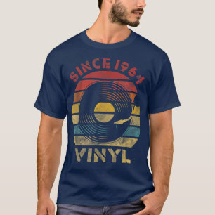 Since 1964 Vinyl Retro Record Vintage Music T-Shirt