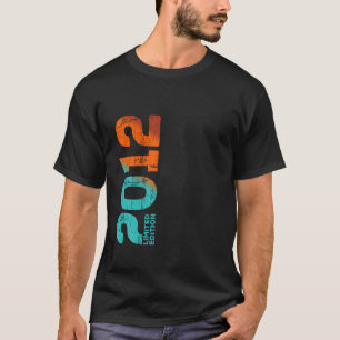 Since 2012 Awesome Year 2012 Vintage 2012 Retro Su T-Shirt