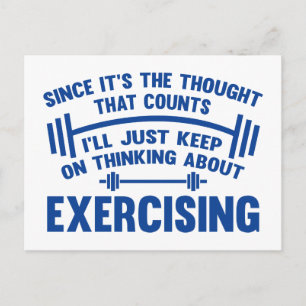 Since It's The Thought That Counts Postcard