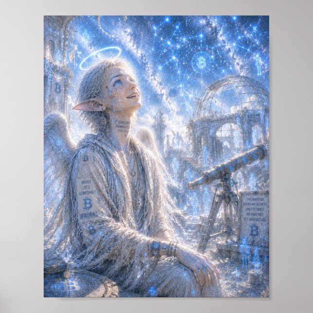 Sincere Admiration / Angel / Star Observatory Poster (Front)