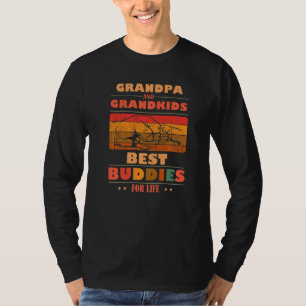 Sincere Grandparents Buddies For Life GRANDPA Gran T-Shirt
