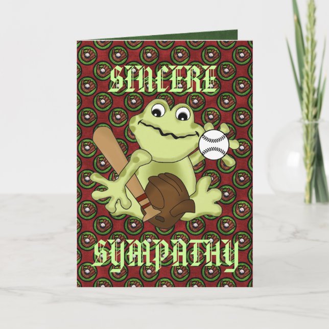 SINCERE SYMPATHY CARD (Front)