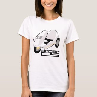 Sinclair C5 T-shirt for Women. S to 3XL