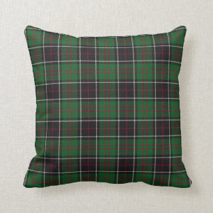 Sinclair Clan Hunting Tartan Variant Plaid Cushion