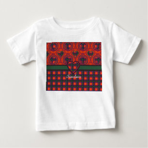 Sinclair clan Plaid Scottish tartan Baby T-Shirt