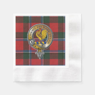Sinclair Tartan & Badge Napkin