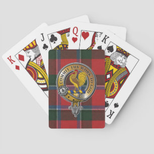 Sinclair Tartan & Badge Playing Cards