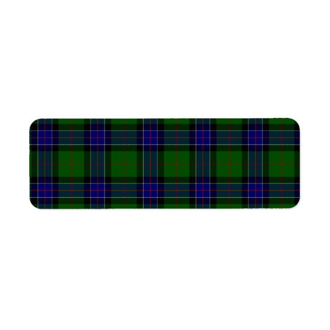 Sinclair tartan blue green plaid (Front)