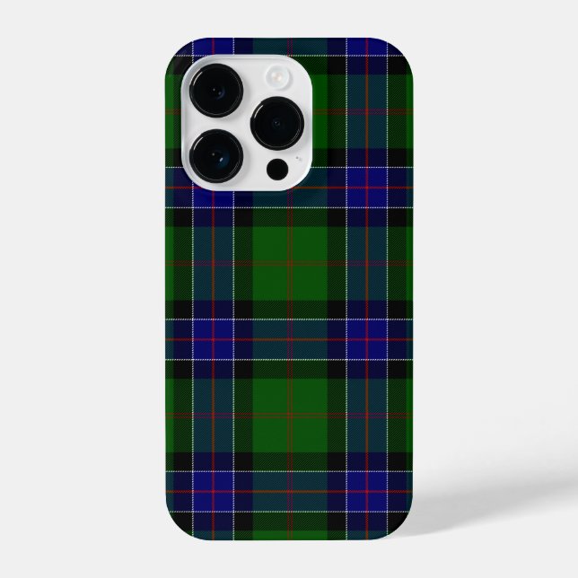 Sinclair tartan blue green plaid iPhone case (Back)