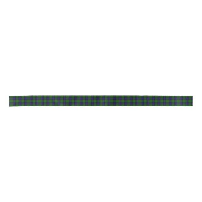 Sinclair Tartan Ribbon Satin Ribbon (Front)