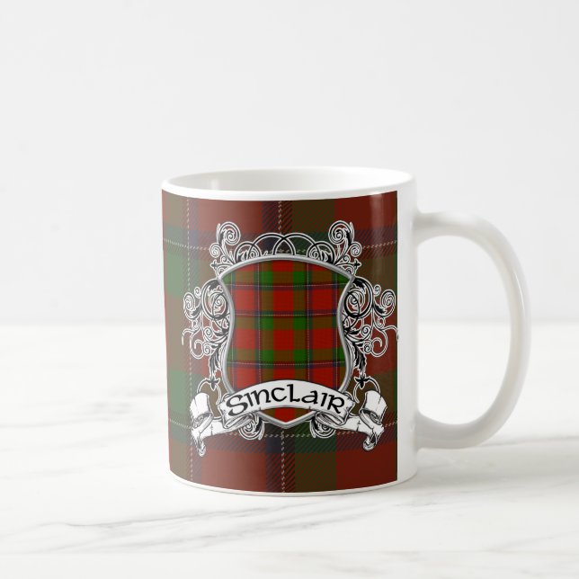 Sinclair Tartan Shield Coffee Mug (Right)