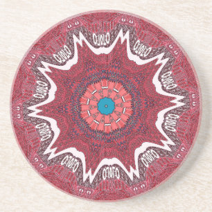 Sindh ethnic tribal pattern.jpg coaster