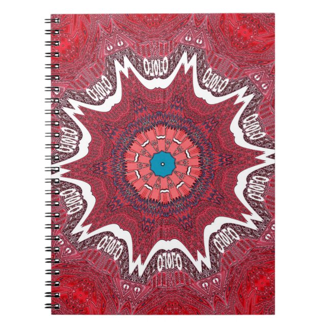 Sindh ethnic tribal pattern.jpg notebook (Front)