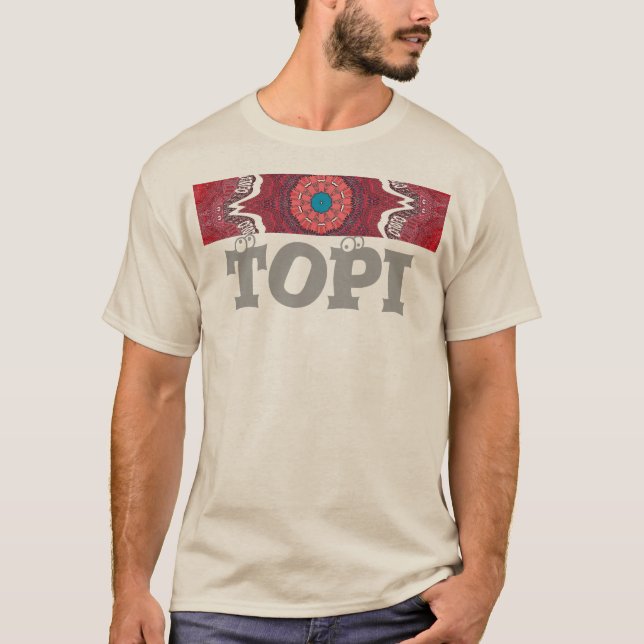 Sindhi Ethnic Tribal Pattern Art Print T-Shirt (Front)