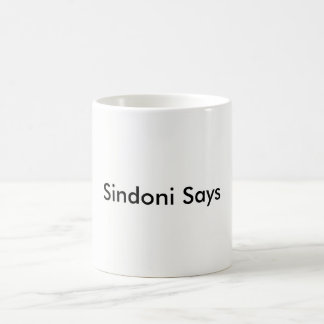 Sindoni Says Mug
