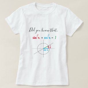 Sine and Cosine Identity - T-Shirt