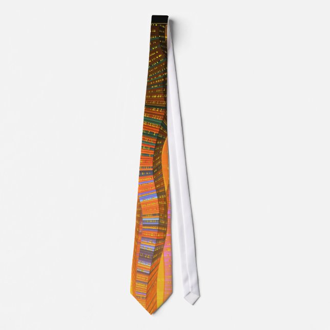 Sine City (Gold) Tie (Front)