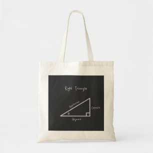 Sine Cosine Tangent Right Triangle Trigonometry Tote Bag
