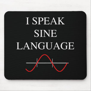 Sine Language Mouse Mat