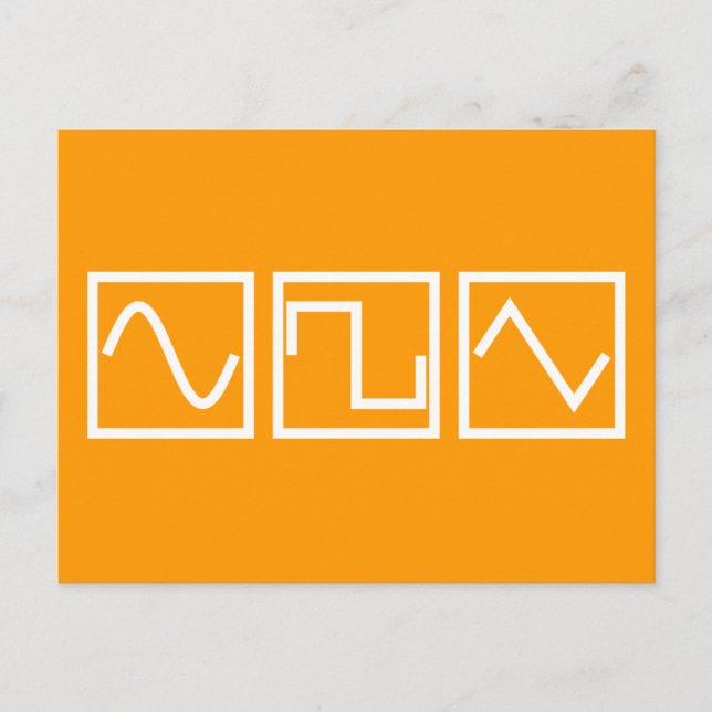 Sine Square Tri Postcard (Front)