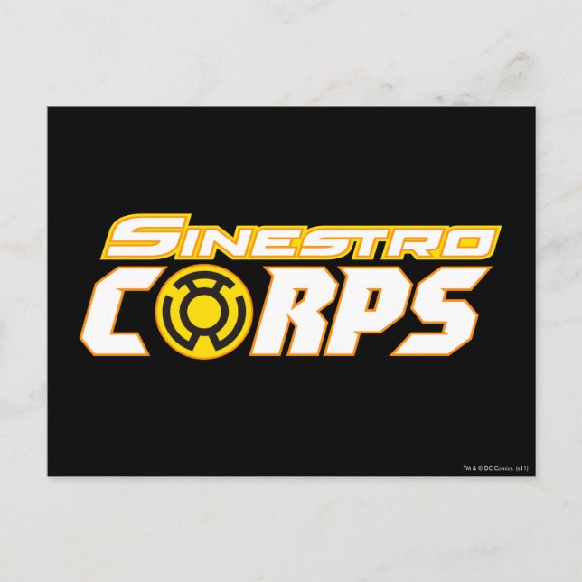 Sinestro Corps Postcard (Front)