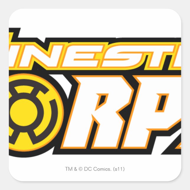 Sinestro Corps Square Sticker (Front)