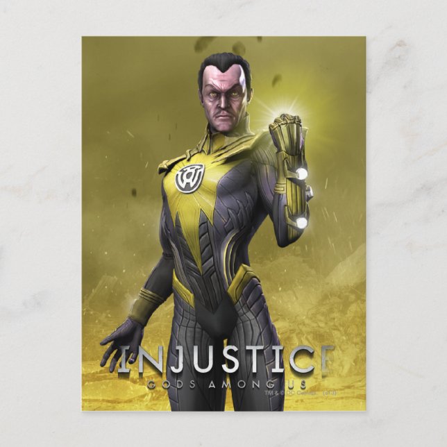 Sinestro Postcard (Front)