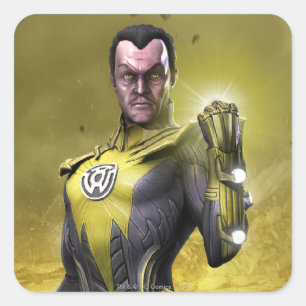 Sinestro Square Sticker