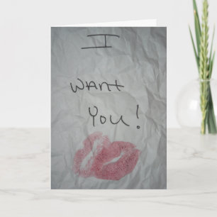 Sinfully Romantic Valentine Holiday Card