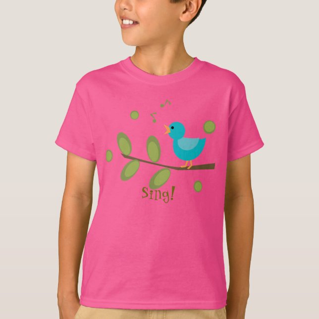 Sing a Song Bird T-Shirt (Front)