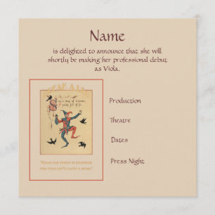 Sing a Song of Sixpence Announcement