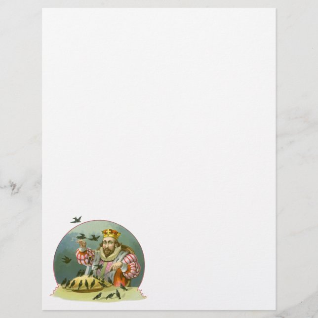 Sing a Song of Sixpence, Vintage Nursery Rhyme (Front)