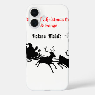 Sing Along Christmas – Carols & Festive Joy iPhone 16 Case