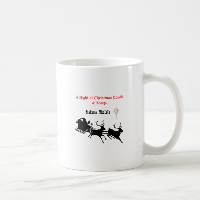 Sing Along Christmas – Carols & Festive Joy Coffee Mug (Right)