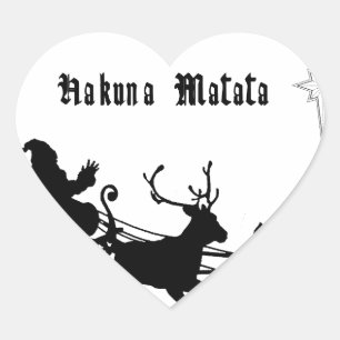 Sing Along Christmas – Carols & Festive Joy Heart Sticker